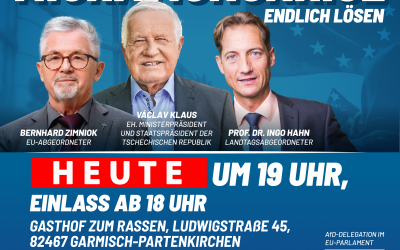 HEUTE im LIVESTREAM: “Wie wir die Migrationskrise endlich lösen”