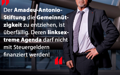 AfD will AA-Stiftung Gemeinnützigkeit entziehen lassen