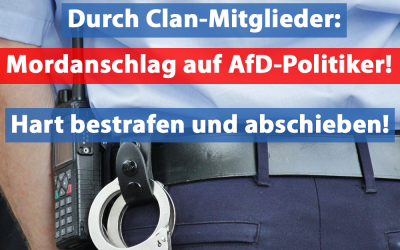 Mordanschlag auf AfD-Politiker