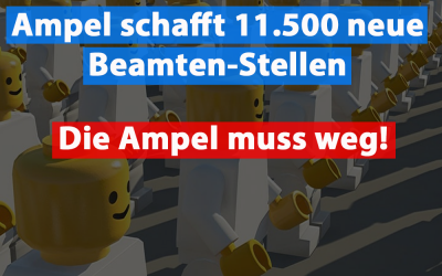 Ampel schafft 11.500 neue Beamten-Stellen