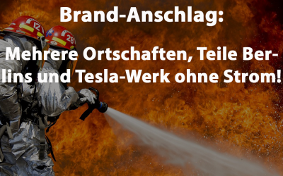 Linksextremisten verüben Brand-Anschlag