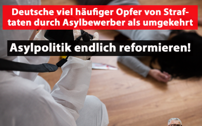 Flüchtlingskriminalität: Deutsche meist Opfer