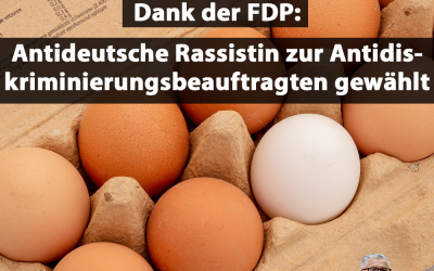 Mit FDP-Stimmen: Deutschlandhasserin zur Antidiskriminierungsbeauftragten gewählt