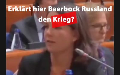 Erklärte Baerbock Russland den Krieg?