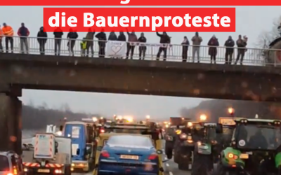 Breite Mehrheit der Bürger unterstützt Bauernproteste