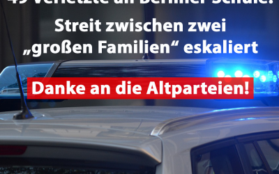 Gewalteskalation an Schule nach Streit zw. zwei „großen Familien“