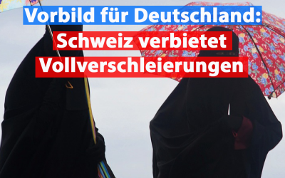 Schweiz verbietet Burkas und Niqabs