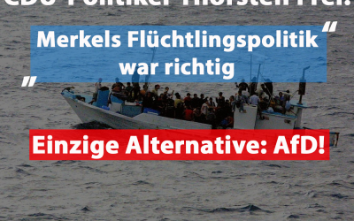 CDU-Politiker: „Merkels Flüchtlingspolitik war richtig“