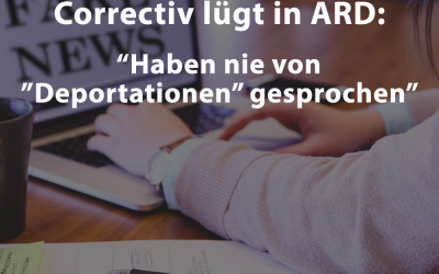 Stellv. Chefredakteurin von Correctiv lügt über „Geheimtreffen“