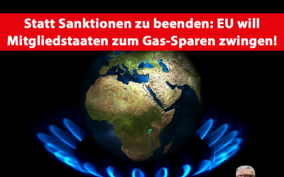 Ohne Beteiligung des Parlaments: EU will Mitgliedstaaten zum Gas-Sparen zwingen