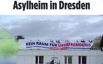Protest gegen Asylheim: Danke an die IB-Aktivisten!