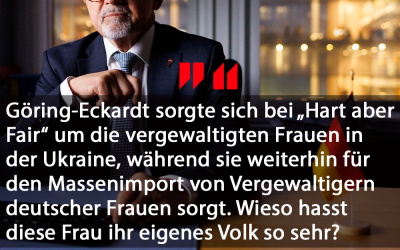 Göring-Eckardts widerwärtige Doppelmoral