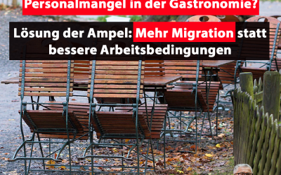 Personalmangel wegen schlechter Arbeitsbedingungen? Ampel-Lösung: Migration!