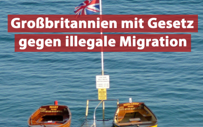 Großbritannien beschließt Gesetz gegen illegale Migration