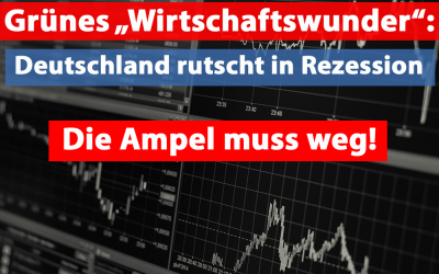 Grünes „Wirtschaftswunder“: Deutschland rutscht in Rezession