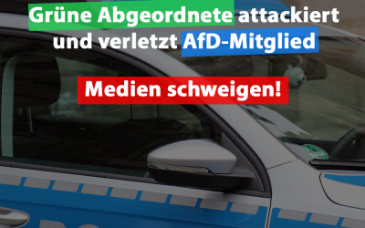 Grüne Landtagsabgeordnete verletzt AfD-Mitglied