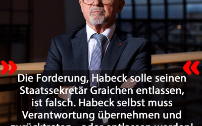 Habeck muss zurücktreten – oder entlassen werden!