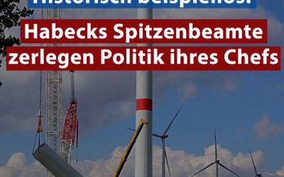 Habecks Spitzenbeamte zerlegen seine Politik
