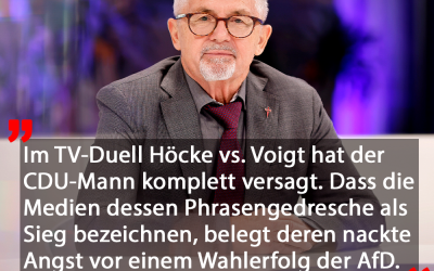 CDU-Mann Voigt versagt im TV-Duell vs. Höcke