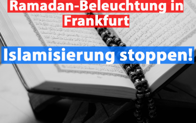 Islamisierung schreitet voran: Ramadan-Beleuchtung in Frankfurt