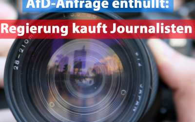AfD-Anfrage enthüllt: Regierung finanziert Journalisten