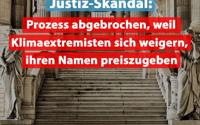Justiz-Skandal: Prozess abgebrochen, weil Angeklagte ihre Namen nicht nennen