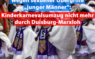 Wegen sexueller Belästigung: Kinderumzug meidet Migrantenviertel