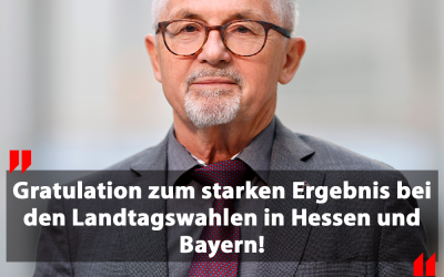Gute Ergebnisse bei LTW in Hessen und Bayern