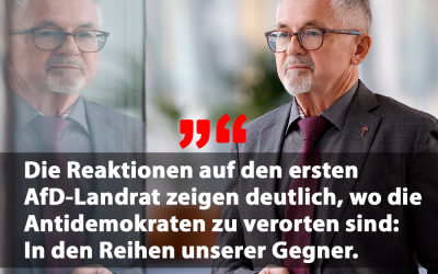 Landratswahl: Reaktionen zeigen Argumentationslosigkeit unserer Gegner