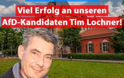 Ob-Wahl in Pirna: Viel Erfolg, Tim Lochner!