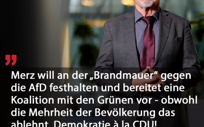 Merz lehnt Zusammenarbeit mit AfD weiter ab!
