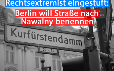 Berlin will Straße nach Nawalny benennen