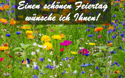 Einen schönen Feiertag!