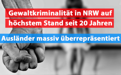 Massiver Anstieg von Gewaltkriminalität in NRW