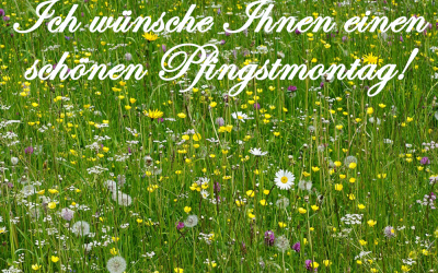Einen schönen Pfingstmontag wünsche ich!