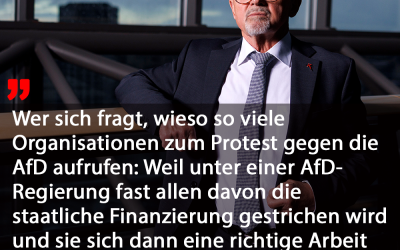Angst um eigene Pfründe: Verbände rufen zu Protest gegen AfD auf