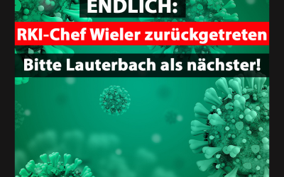 Endlich: Wieler als RKI-Präsident zurückgetreten