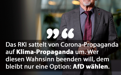 Nach Corona-Propaganda: Für RKI nun Klimawandel „größte Herausforderung“