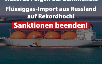 EU: Flüssiggas-Importe aus Russland auf Rekordhoch