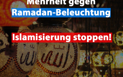 Mehrheit gegen Ramadan-Beleuchtung