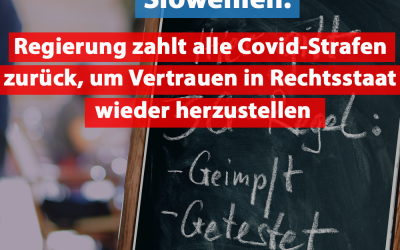 Slowenien zahlt alle Covid-Strafen zurück