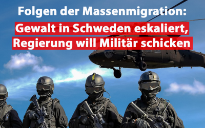 Gewalt in Schweden außer Kontrolle: Regierung will Militär schicken