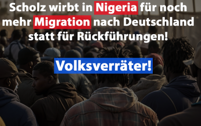 Scholz in Nigeria, um Migration zu forcieren