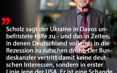 Scholz sagt Ukraine unbegrenzte Hilfe zu