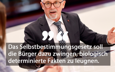 Selbstbestimmungsgesetz ist Faktenleugnung pur!