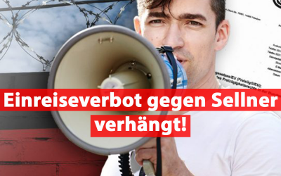Wegen Remigrations-Vortrag: Einreiseverbot für Martin Sellner