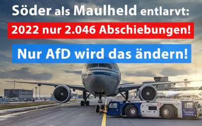 Abschiebungen in Bayern sinken!