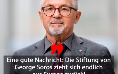 Sehr gut: Soros-Stiftung zieht sich aus Europa zurück