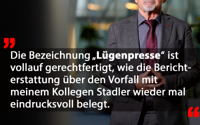 Medien mit Lügen über Vorfall mit AfD-Mann