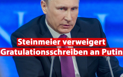 Steinmeier verweigert Putin Gratulation zur Wahl
